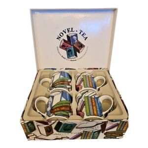 NWOT NOVEL-TEA 12 oz Literary Classics Mug Set - Multicolor